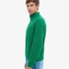 Pull col zippé en laine mérinos - Vert Kelly