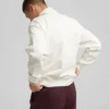 Pull col zippé quart de longueur en coton bio - Bleu saphir