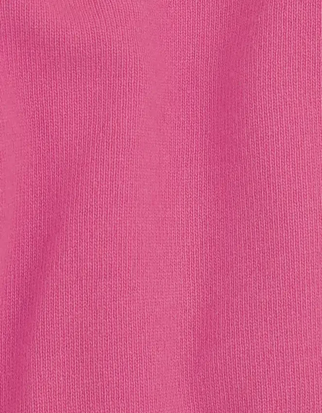 Pull en laine mérinos clair - Rose bubble-gum