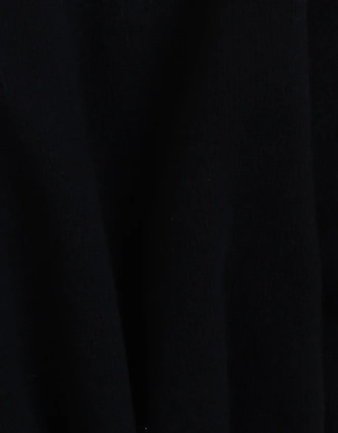 Pull en laine mérinos légère - Noir intense