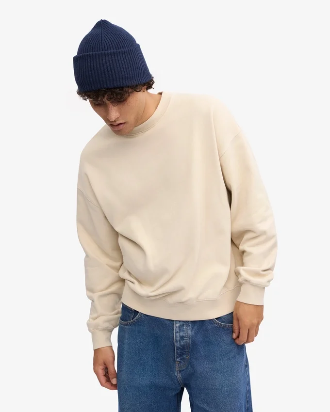 Pull oversize bio - Blanc ivoire