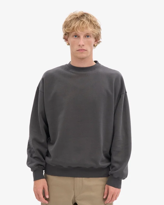 Pull oversize bio - Gris lave
