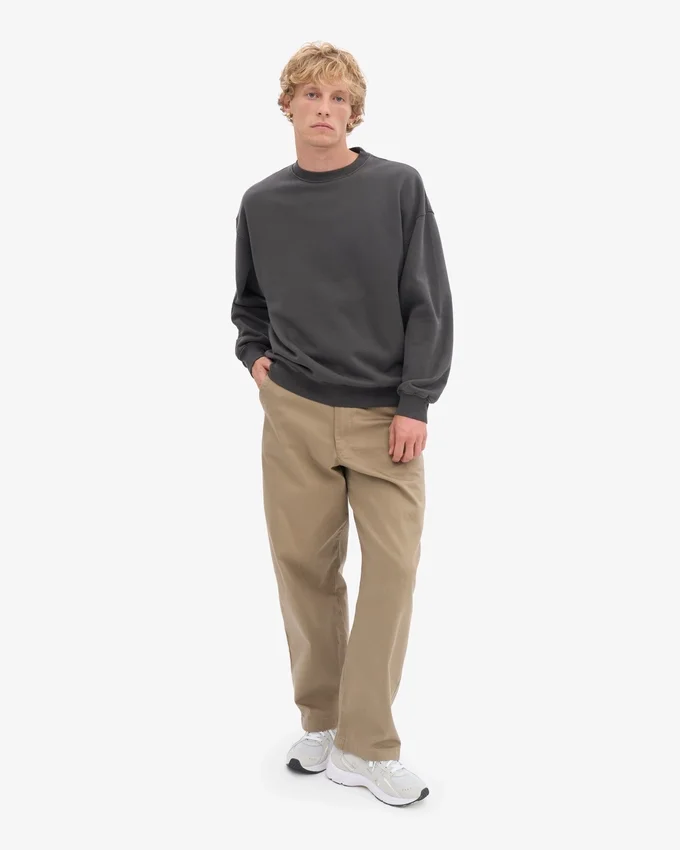 Pull oversize bio - Gris lave