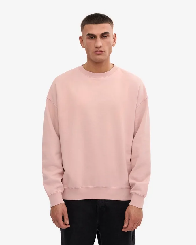 Pull oversize bio - Rose délavé
