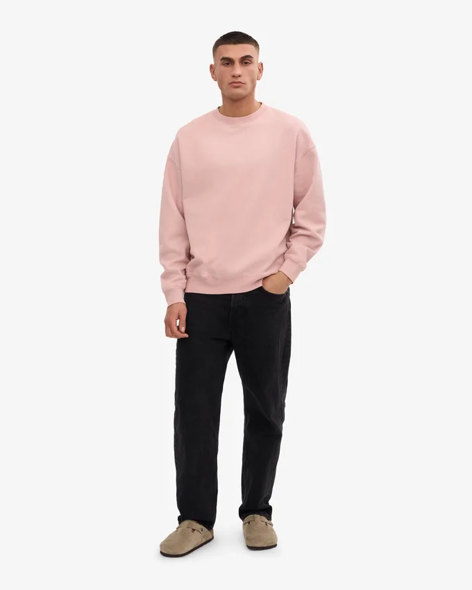 Pull oversize bio - Rose délavé