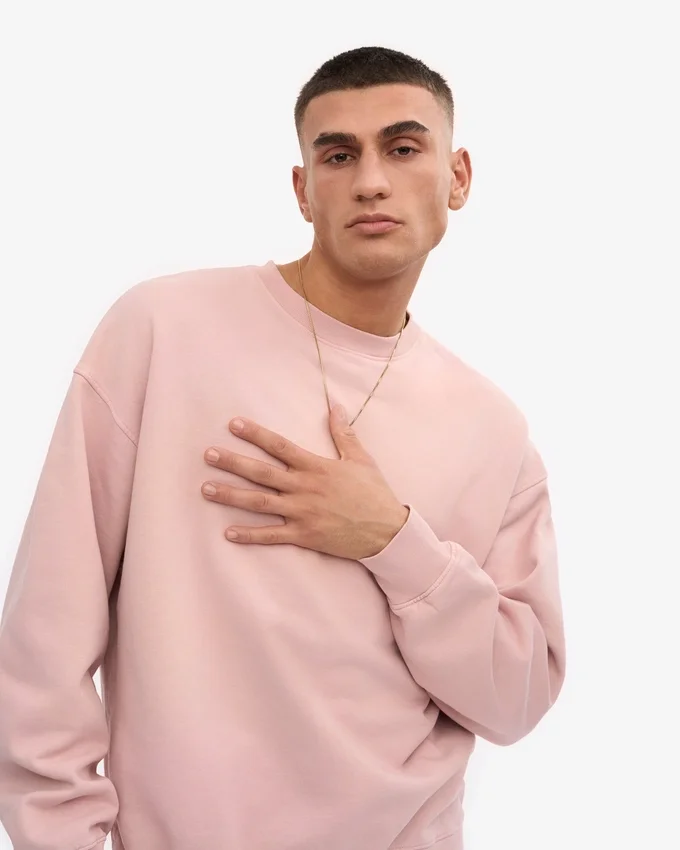 Pull oversize bio - Rose délavé
