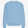 Pull oversize en coton bio - Bleu bord de mer