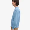 Pull oversize en coton bio - Bleu bord de mer