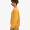 Pull oversize en coton bio - Jaune brûlé
