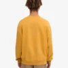 Pull oversize en coton bio - Jaune brûlé
