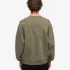 Pull oversize en coton bio - Olive poussiéreux