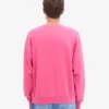 Pull oversize en coton bio - Rose bubble-gum