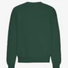 Pull oversize en coton bio - Vert émeraude