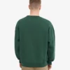 Pull oversize en coton bio - Vert émeraude