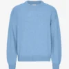 Pull oversize en laine mérinos - Bleu bord de mer