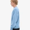Pull oversize en laine mérinos - Bleu bord de mer