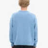 Pull oversize en laine mérinos - Bleu bord de mer