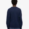 Pull oversize en laine mérinos – Bleu marine