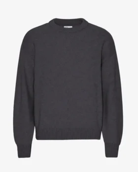 Pull oversize en laine mérinos - Gris lave