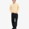 Pull oversize en laine mérinos - Jaune pâle