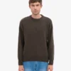 Pull oversize en laine mérinos - Marron café