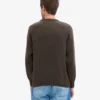 Pull oversize en laine mérinos - Marron café