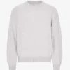 Pull oversize en laine mérinos - Mélange neige
