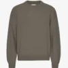 Pull oversize en laine mérinos - Olive poussiéreux