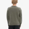 Pull oversize en laine mérinos - Olive poussiéreux
