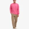 Pull oversize en laine mérinos - Rose bubble-gum