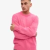 Pull oversize en laine mérinos - Rose bubble-gum