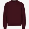 Pull oversize en laine mérinos - Rouge sang de bœuf