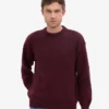 Pull oversize en laine mérinos - Rouge sang de bœuf