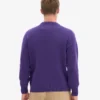 Pull oversize en laine mérinos - Violet ultra
