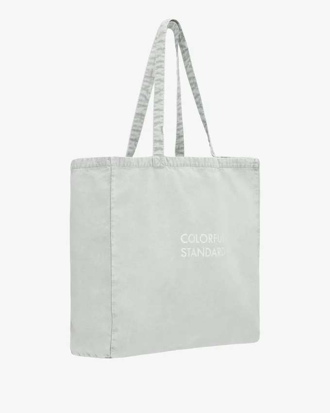 Sac fourre-tout en coton bio - Gris délavé