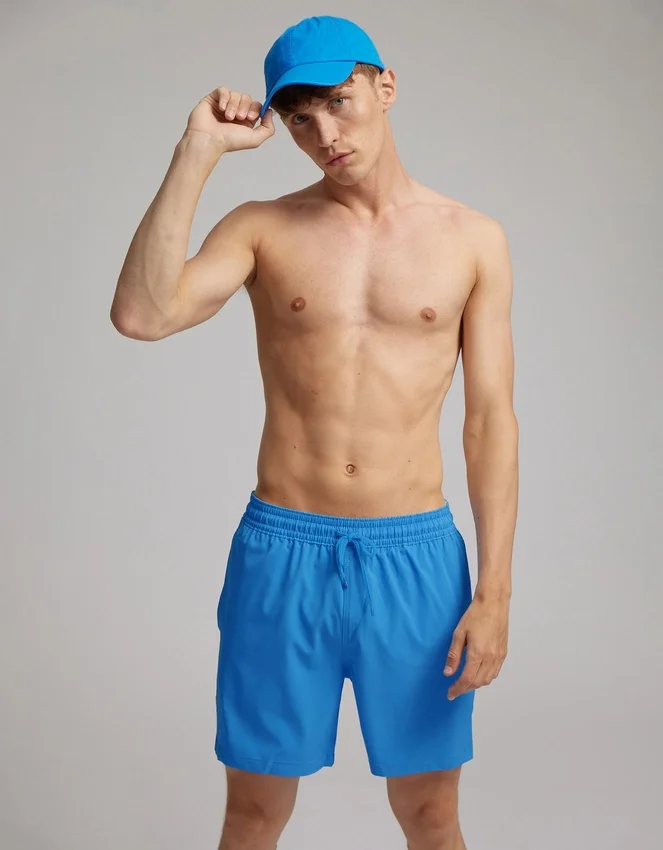 Shorts de bain classique - Corail vif