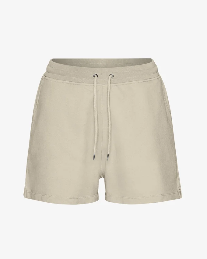 Short de sport bio pour femme - Gris huître