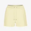 Short de sport bio pour femme - Jaune pâle