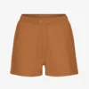 Short de sport bio pour femme - Marron gingembre