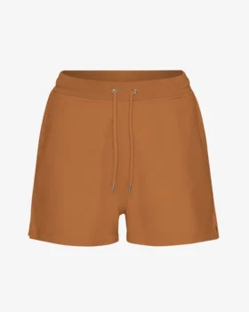 Short de sport bio pour femme - Marron gingembre