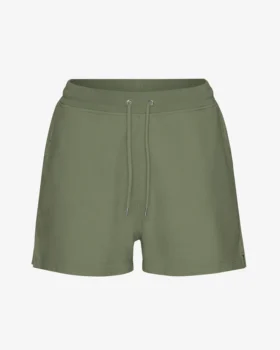 Short de sport bio pour femme - Olive poudré