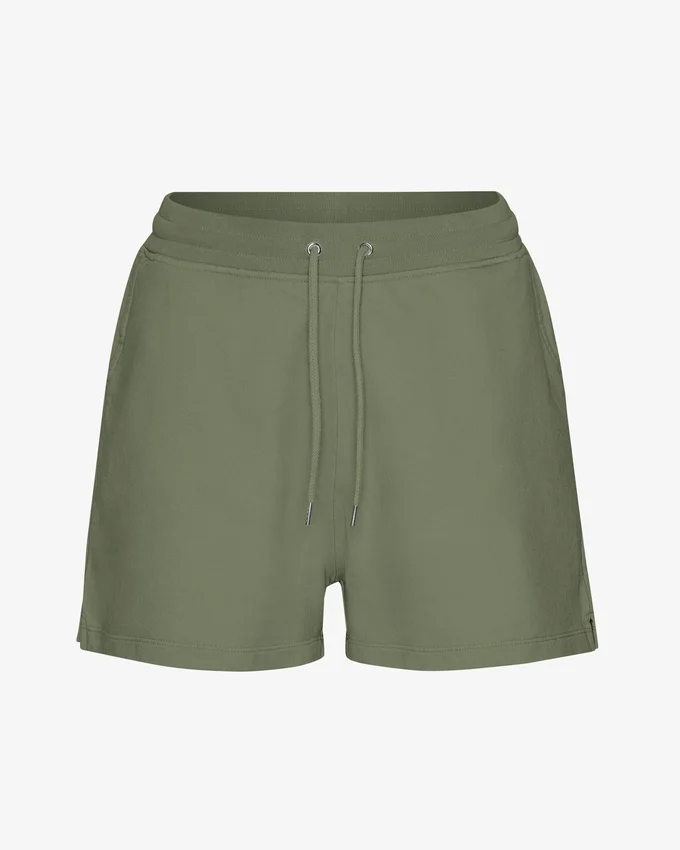 Short de sport bio pour femme - Olive poudré