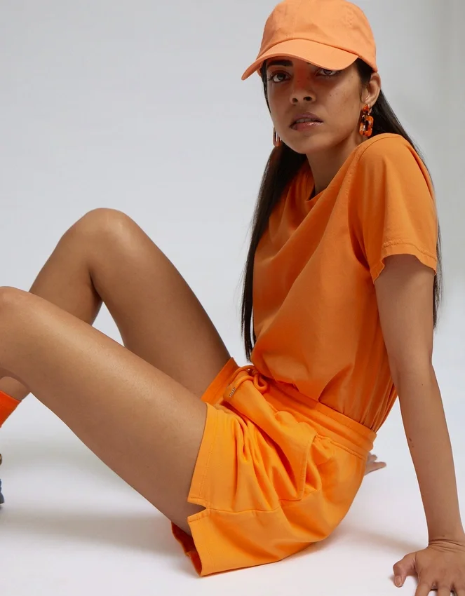 Short de sport bio pour femme - Vert Kelly