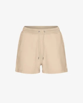 Short de survêtement bio pour femme - Beige miel