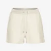 Short de survêtement bio pour femme - Blanc ivoire