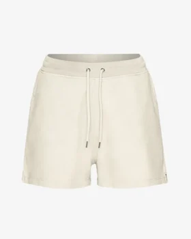 Short de survêtement bio pour femme - Blanc ivoire