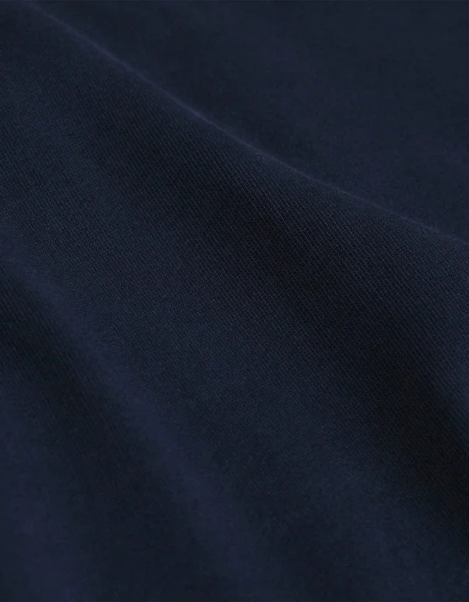 Débardeur en coton bio à côtes pour femme - Bleu marine