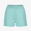 Short de survêtement bio pour femme - Bleu sarcelle