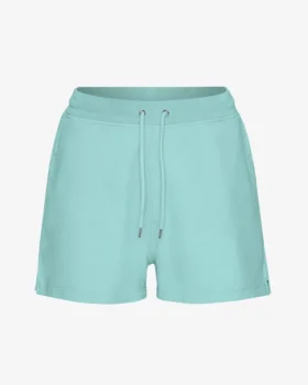 Short de survêtement bio pour femme - Bleu sarcelle