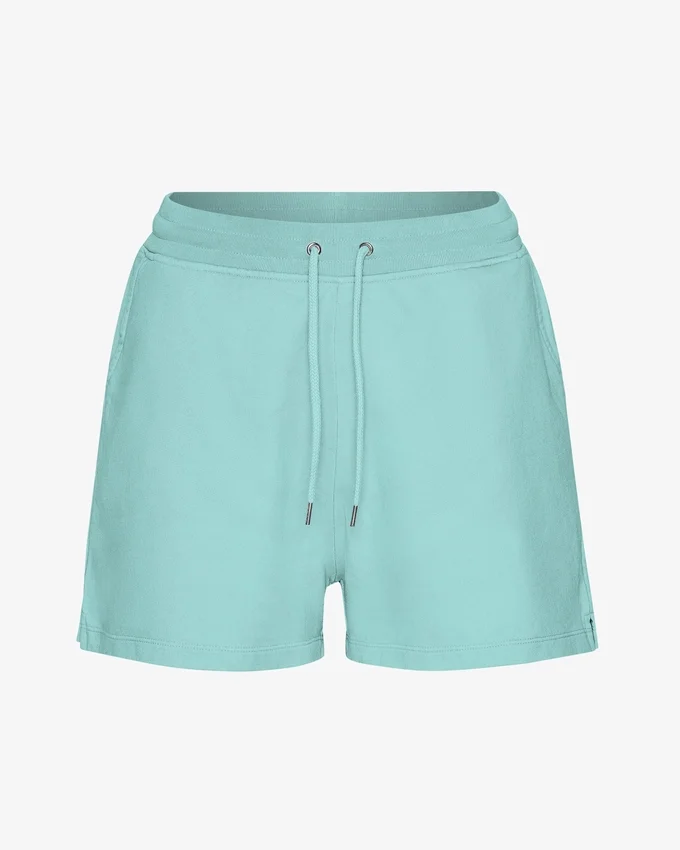 Short de survêtement bio pour femme - Bleu sarcelle